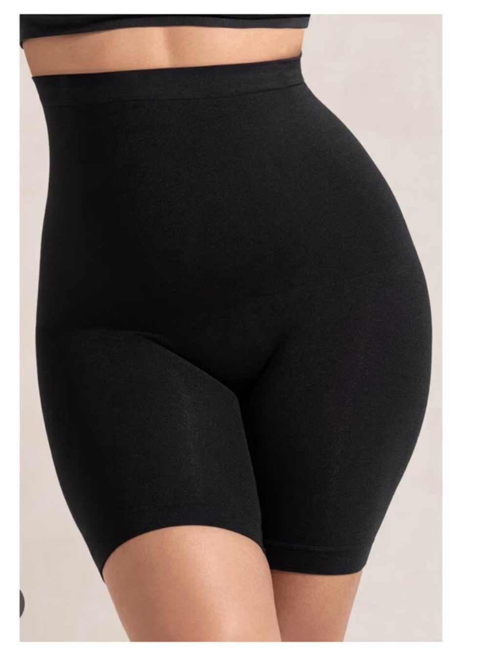 Shapermint Essentials High Waist Shaper Shorts Black 3XL Tummy Control Seamless